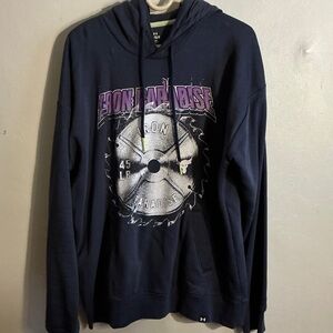 Under Armour Navy Hoodie with Graphic Print